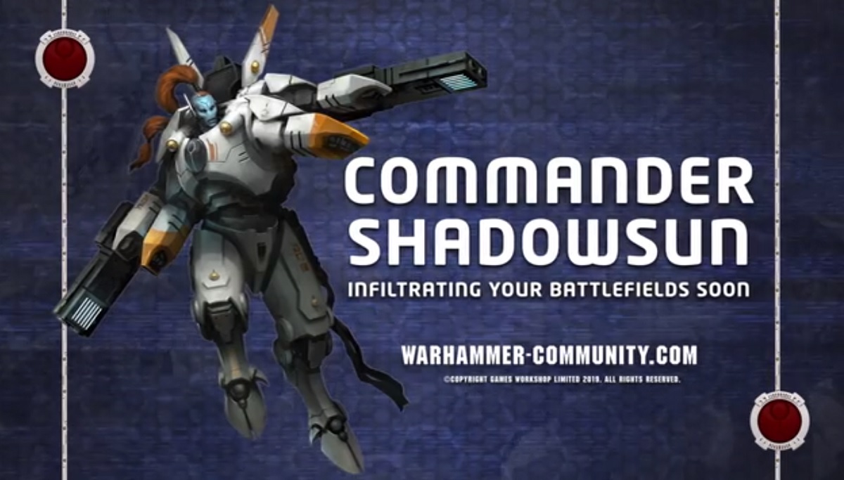 Warhammer 40K: Tau Empire - Commander Shadowsun, Table Top Miniatures