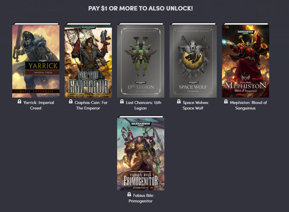 Humble Book Bundle: Chronicles of the World of Warhammer by Black Library :  r/Warhammer40k