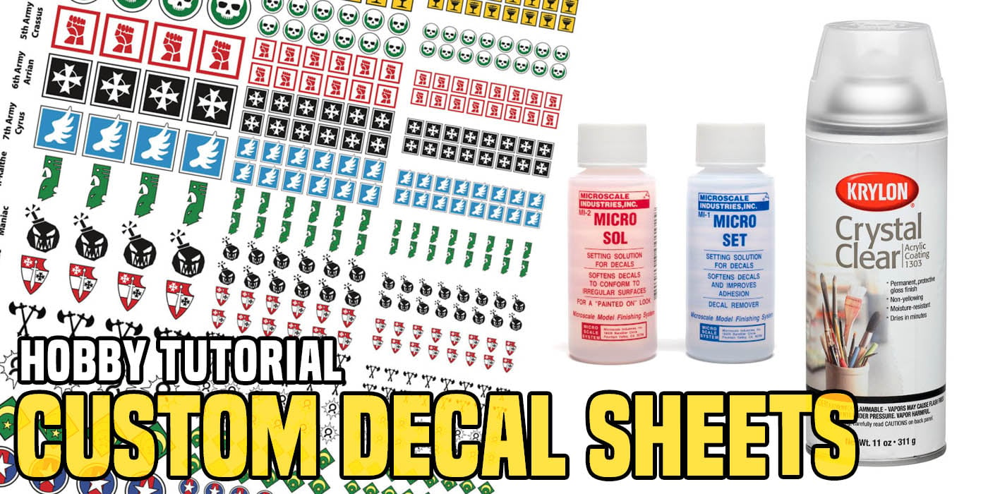 How to paint your scale model and apply decals