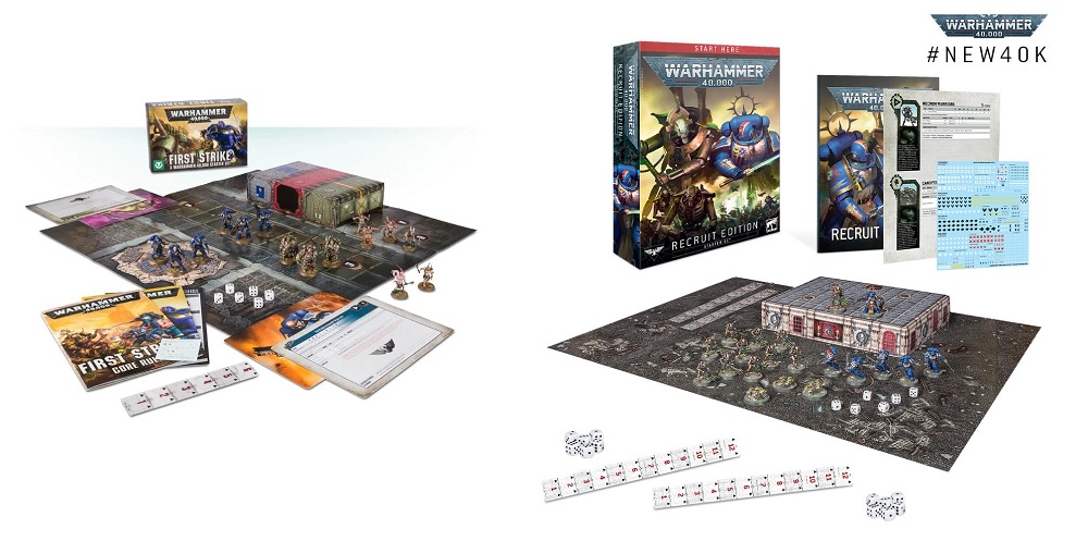 New Starter set boxes for Warhammer 40,000 9th edition 