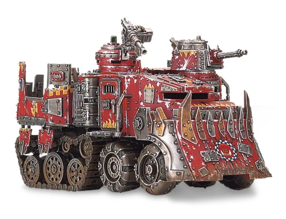 Warhammer 40K ork battlewagon track covers and lower hull chassis 