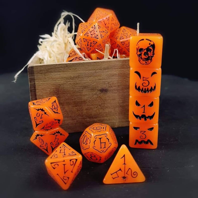 RPG Accessories: Spooky Dice For Your Spooky Halloween Games