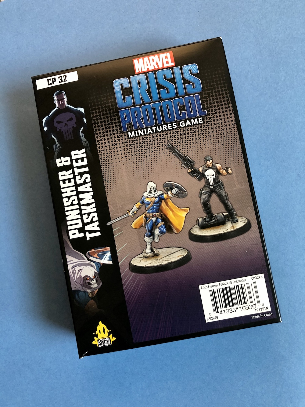Marvel Crisis Protocol Punisher and Taskmaster Tabletop Miniatures NEW