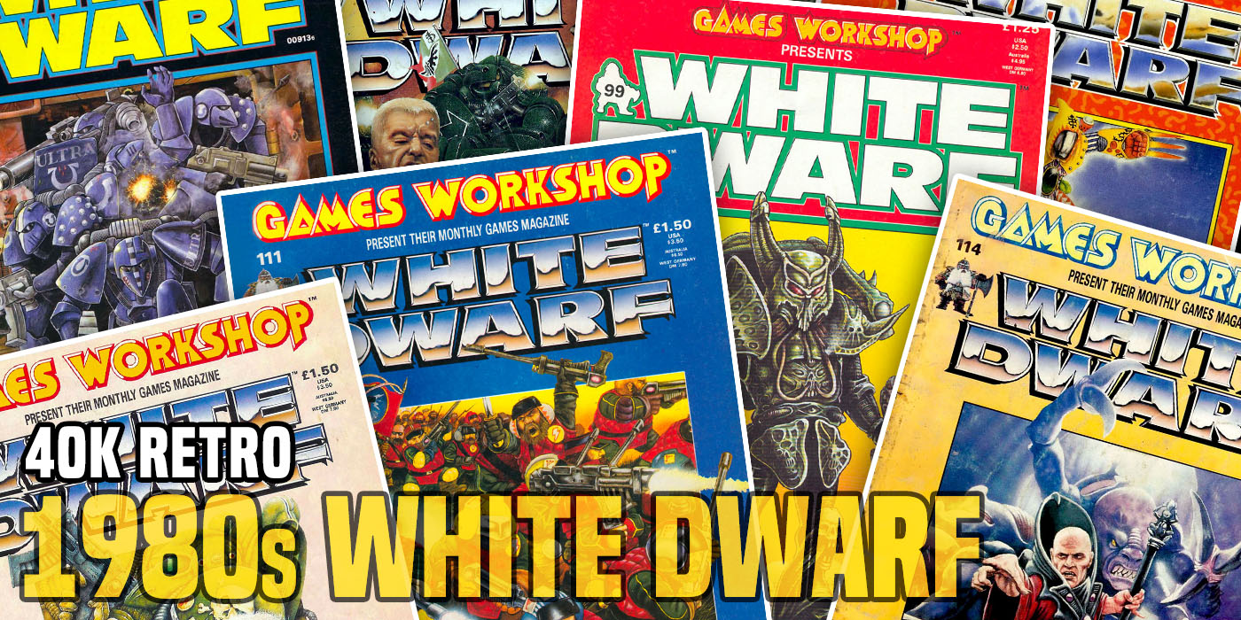 Warhammer Fantasy 40k WHITE DWARF 57 Magazine Games Workshop OOP Oldhammer 1980s 