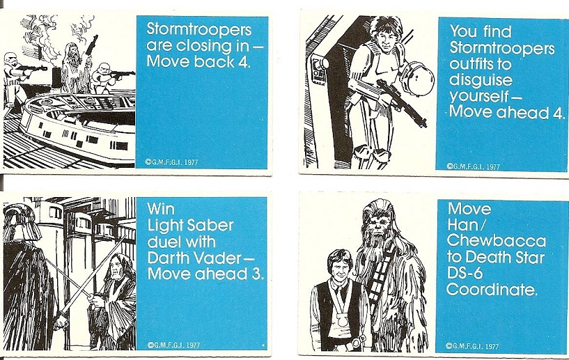 Star Wars Board Game Cards