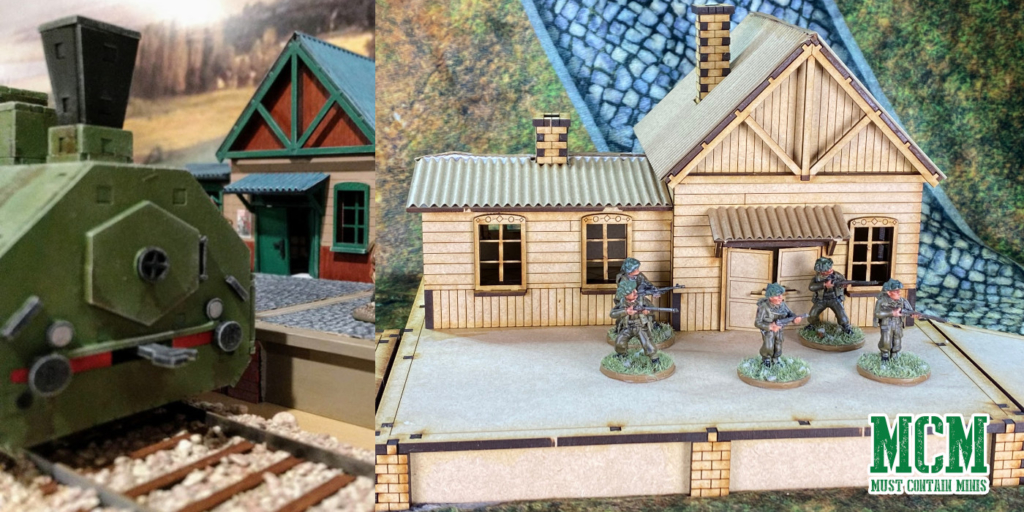WW2 Train Station Review for Bolt Action