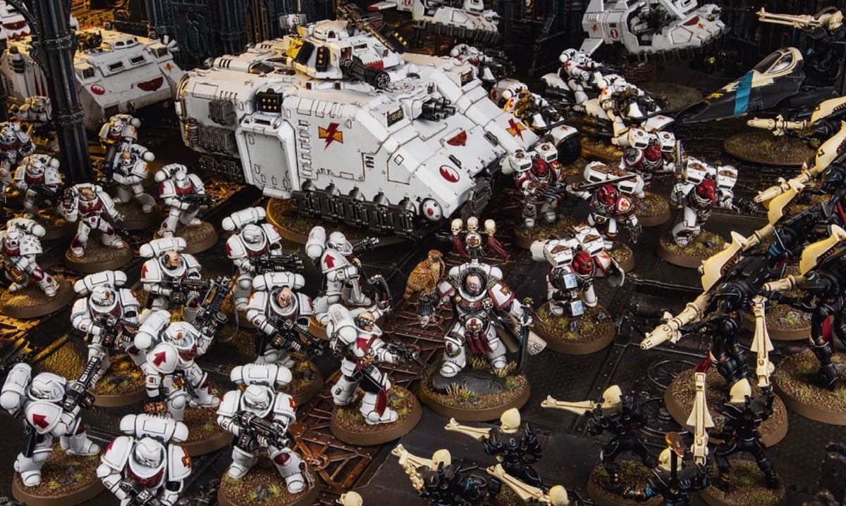 WARHAMMER 40K SPACE MARINES ARMY WHITE SCARS MANY UNITS TO CHOOSE FROM 