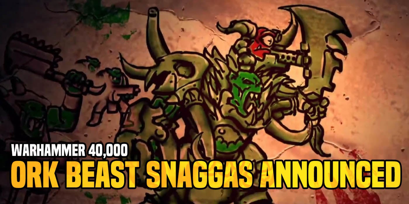 Warhammer 40K: New Ork Beast Snaggas Teased - Bell of Lost Souls