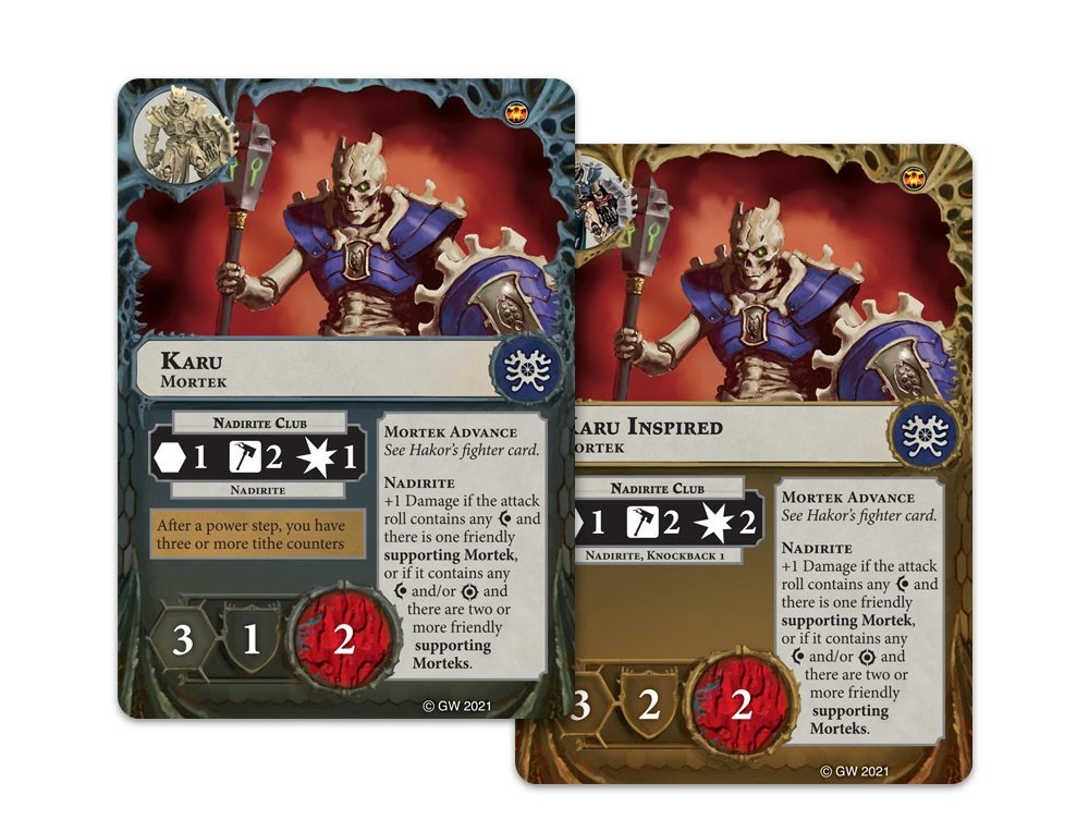 PK555 Warhammer Underworlds-Tournament Promotional Cards 'Nullstone Mace' 