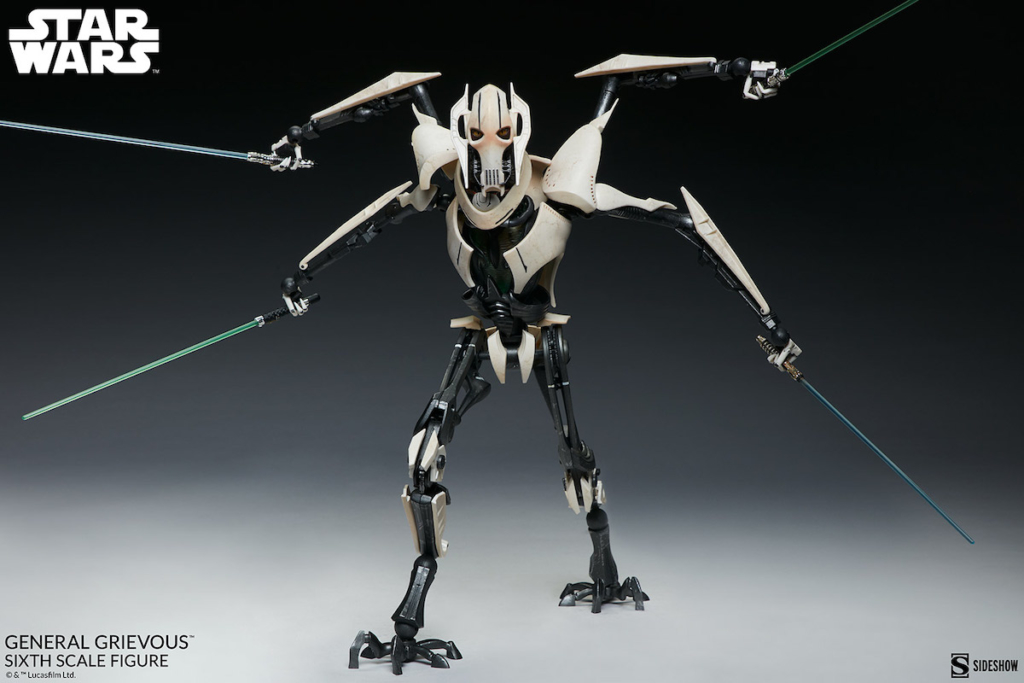 figurine star wars general grievous