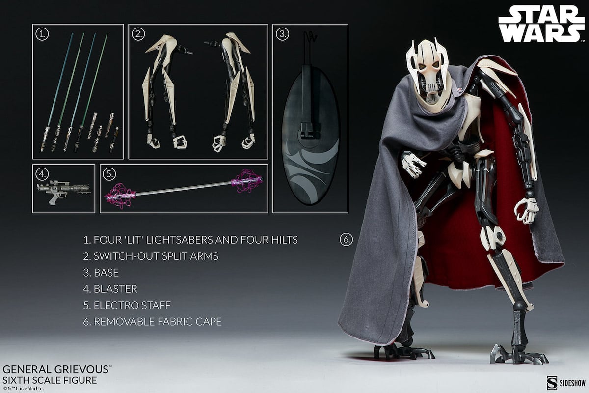 Grievous shop lightsaber collection