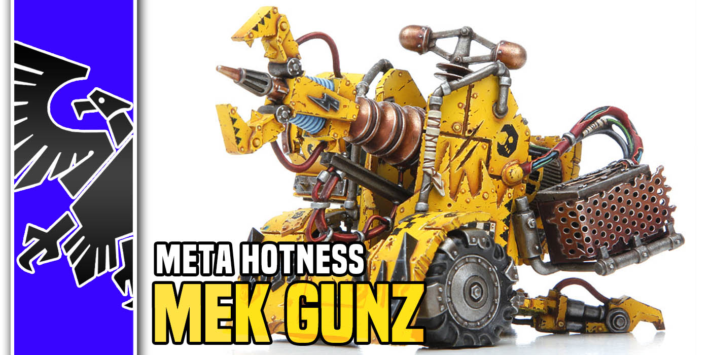 Warhammer 40K ork mek gunz guns wheels 