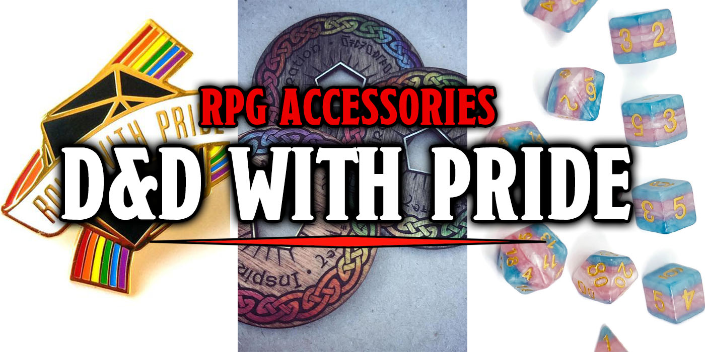 I Roll with Pride D&D Buttons