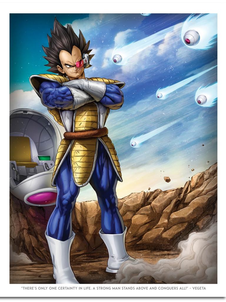 Prince Vegeta on fake skin.…