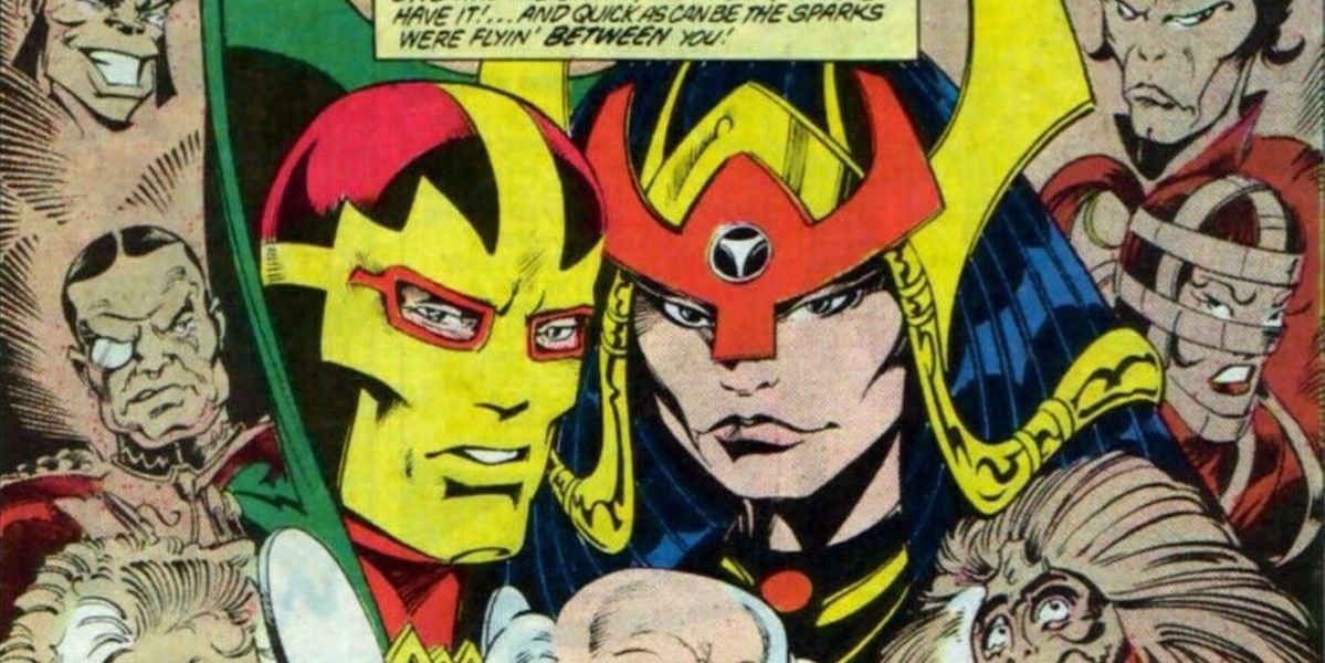 Big Barda abd Mister Miracle by Jack Kirby