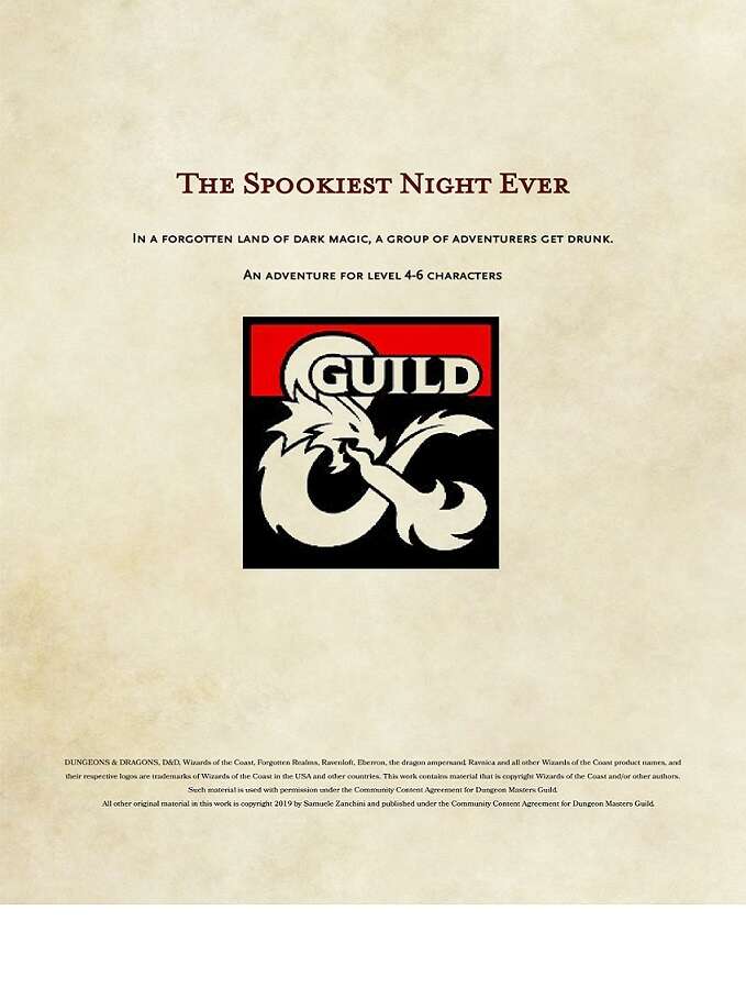 RPG: One-Shot Modules To Run On Halloween Night - Bell of Lost Souls