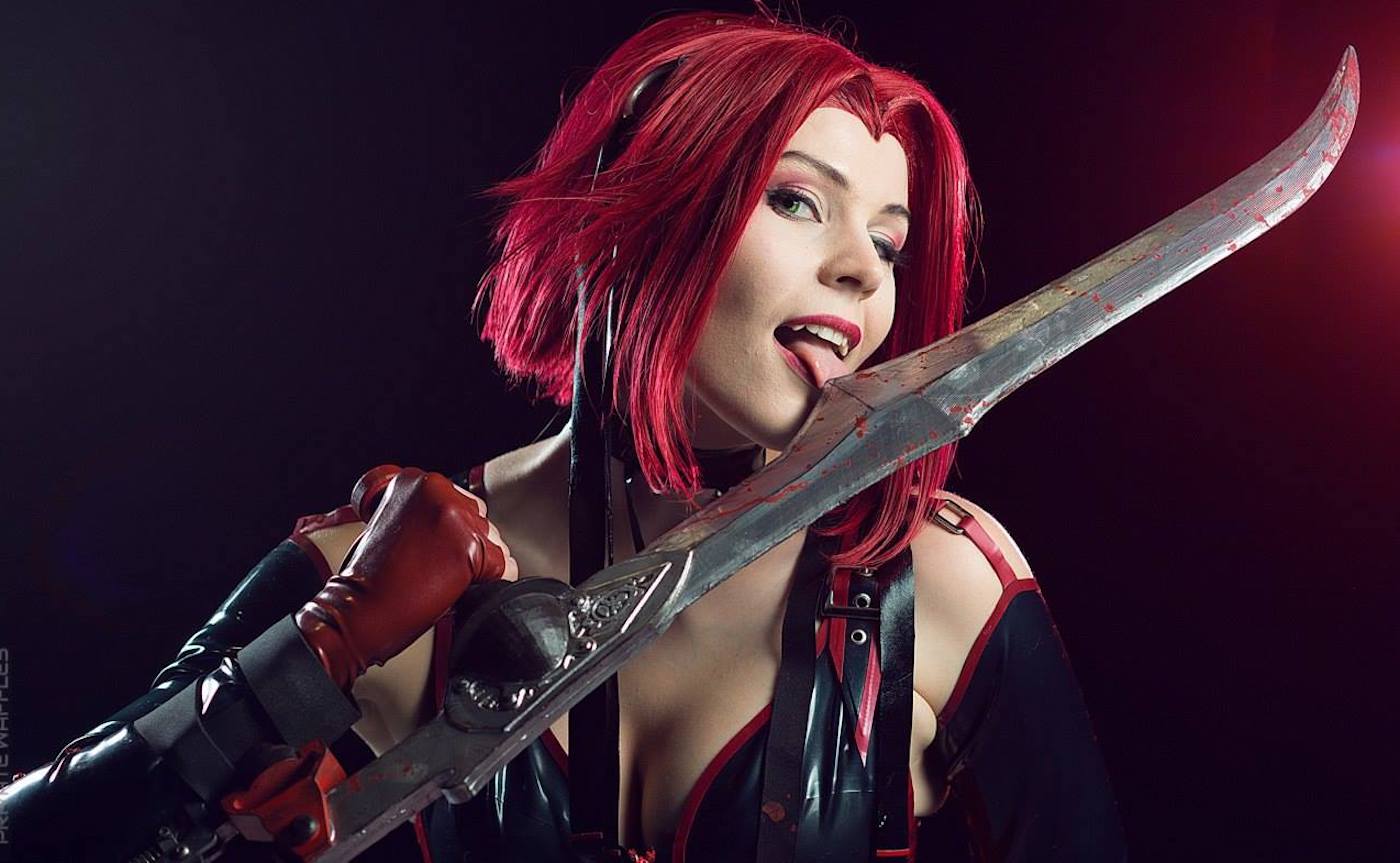 #5. Bloodrayne' Cosplay- Brimstone Society’s Agent Rayne is Slaying. 