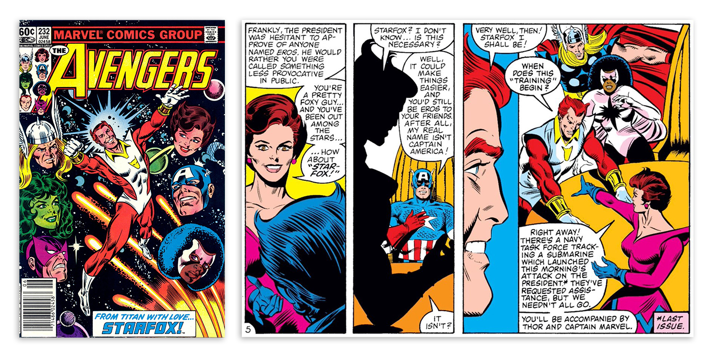 Avengers #232, GD/VG 3.0, Star Fox (Eros) Joins The Avengers