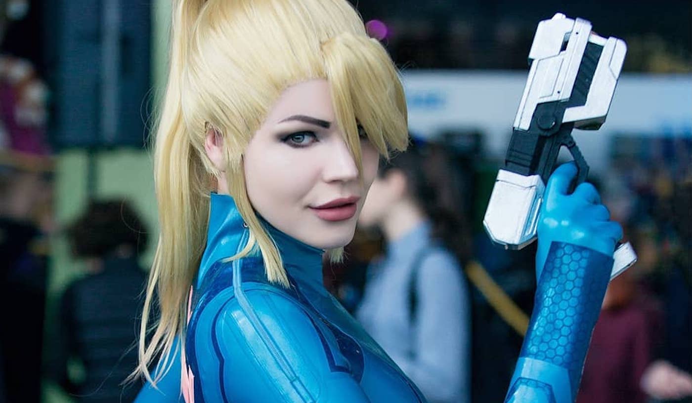 Samus Aran - Blue Hair - wide 1