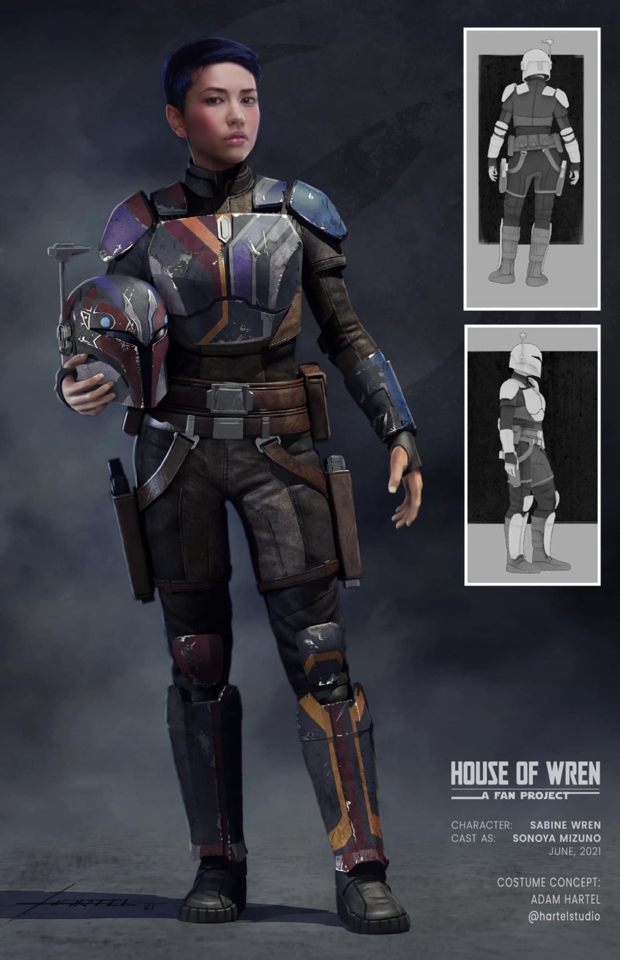 Star Wars Cosplay Sabine Wrens Mandalorian Armor Stops Bullets Bell 
