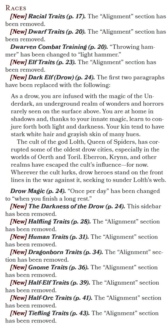 D&D Race Guide: How to Play a Drow - Bell of Lost Souls