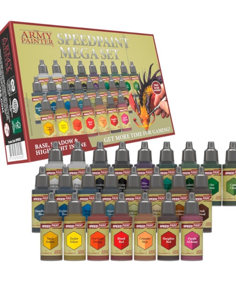 The Army Painter Speedpaint Mega Set: unboxing and test