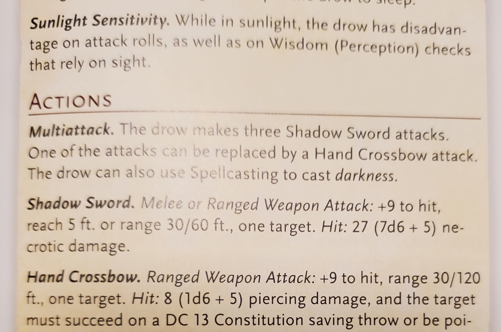 monsters of the multiverse magic rules for drow shadowblade