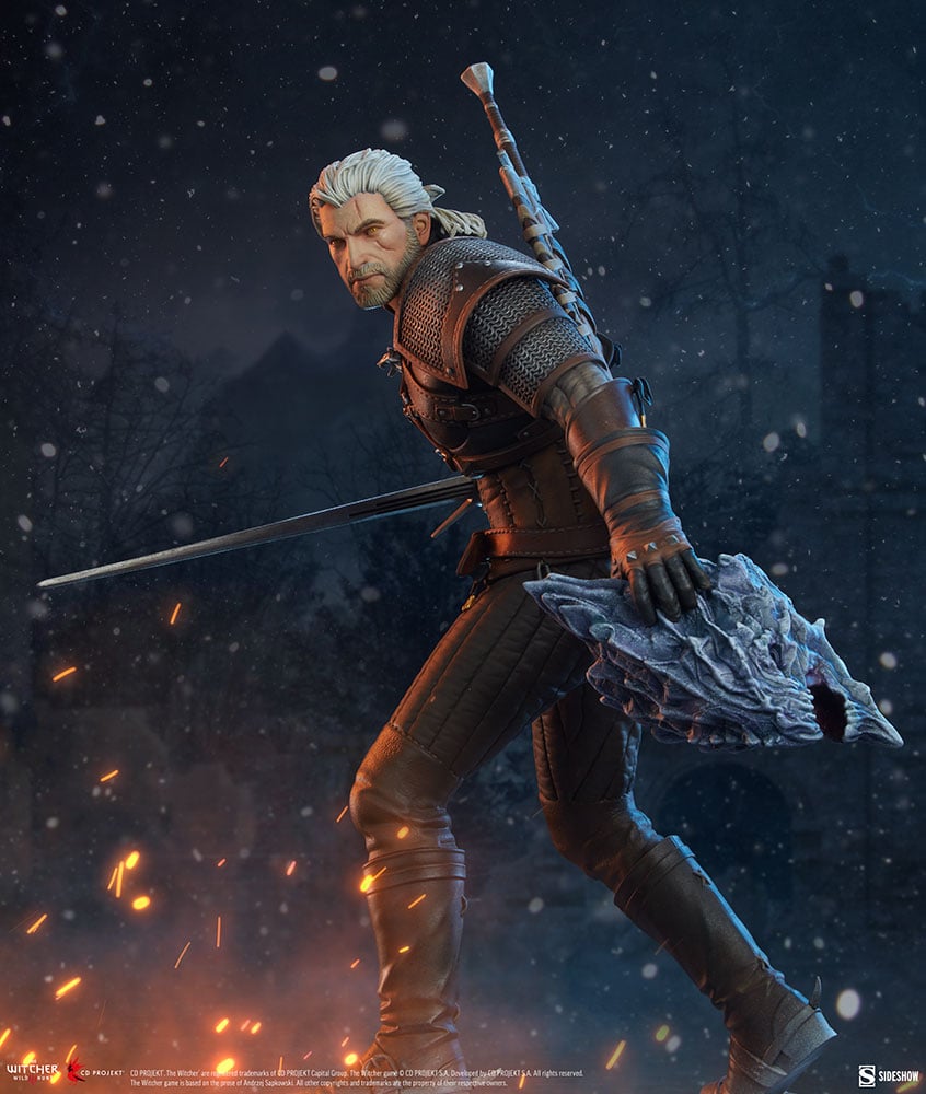 The Witcher 3: The Wild Hunt Statues  geralt