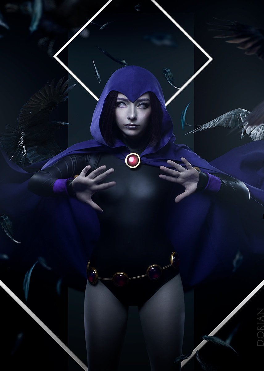 Cosplay da Ravena  Teen titans cosplay, Cosplay woman, Dc cosplay