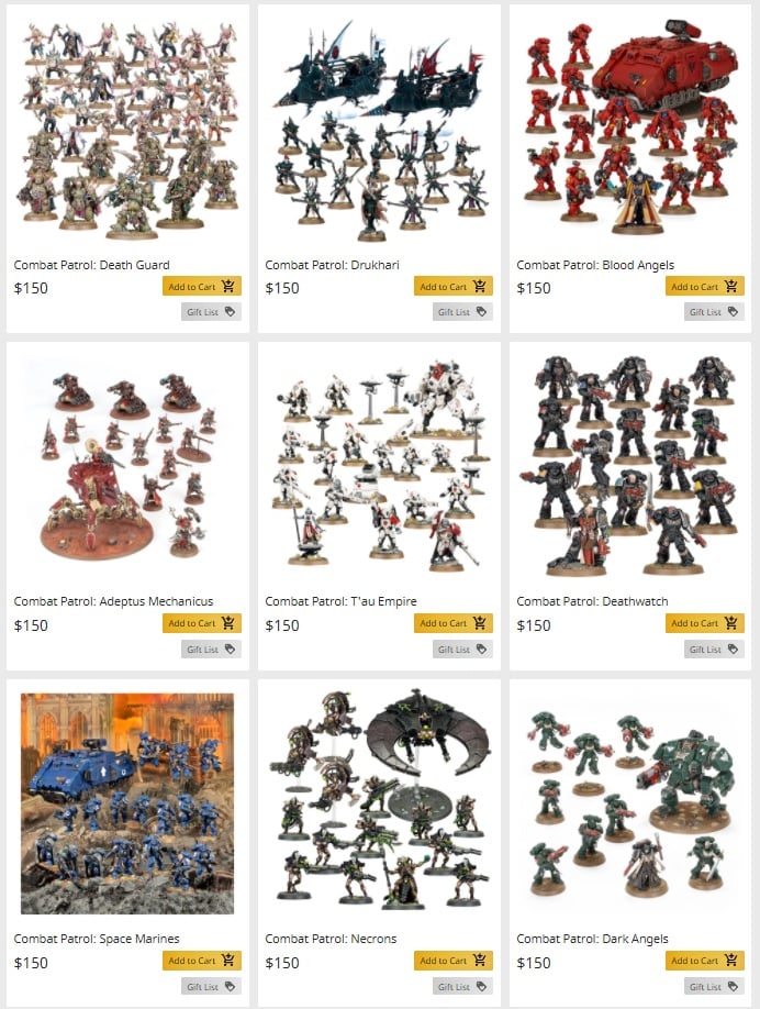 The best prices today for Warhammer 40k - Necrons - Combat Patrol -  TableTopFinder