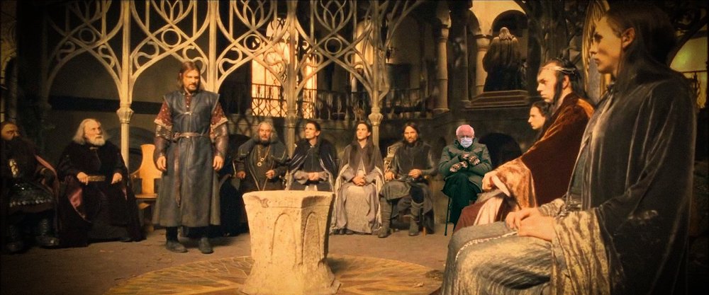 Elrond summoned the council to decide the fate of the Ring