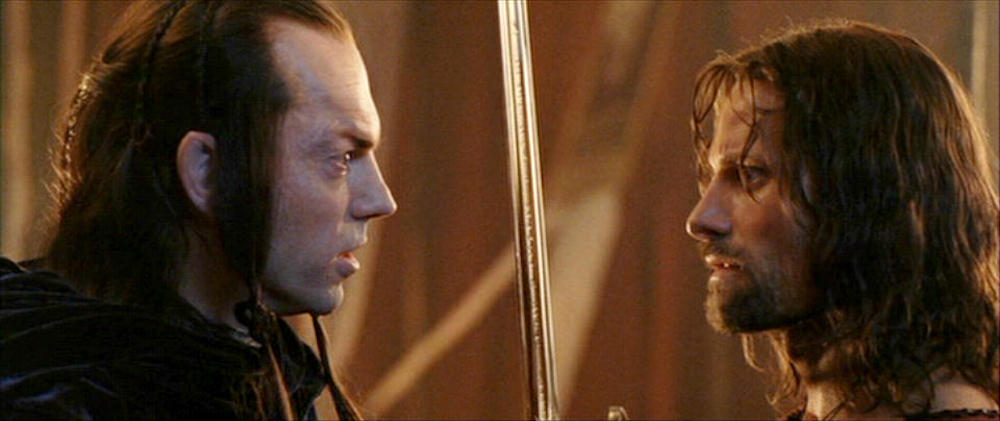 Elrond and Aragorn from Lord of the Rings