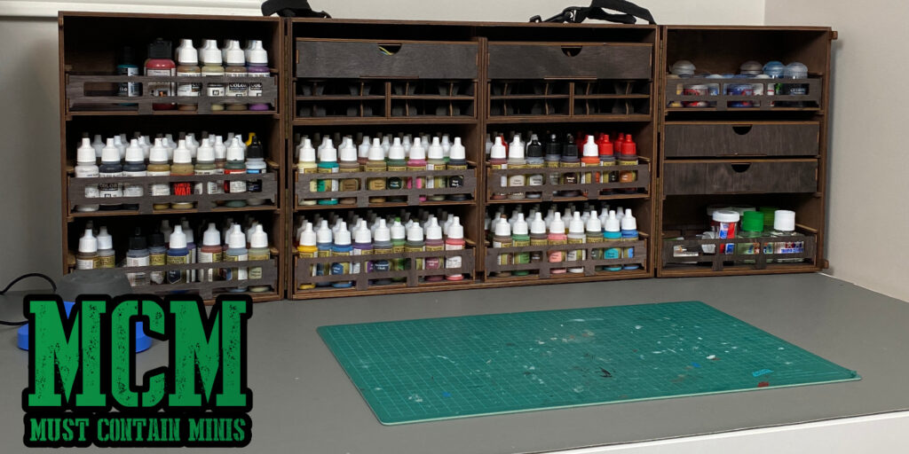 The best paint holder for painting miniatures - Frontier Wargaming Paint Chest