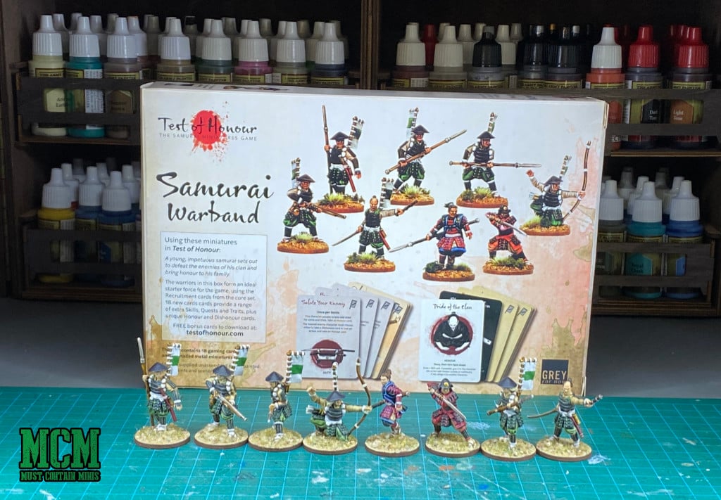 Test of Honour Samurai Miniatures Review box