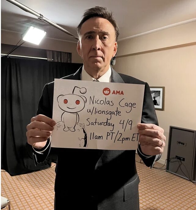 nicolas cage ama