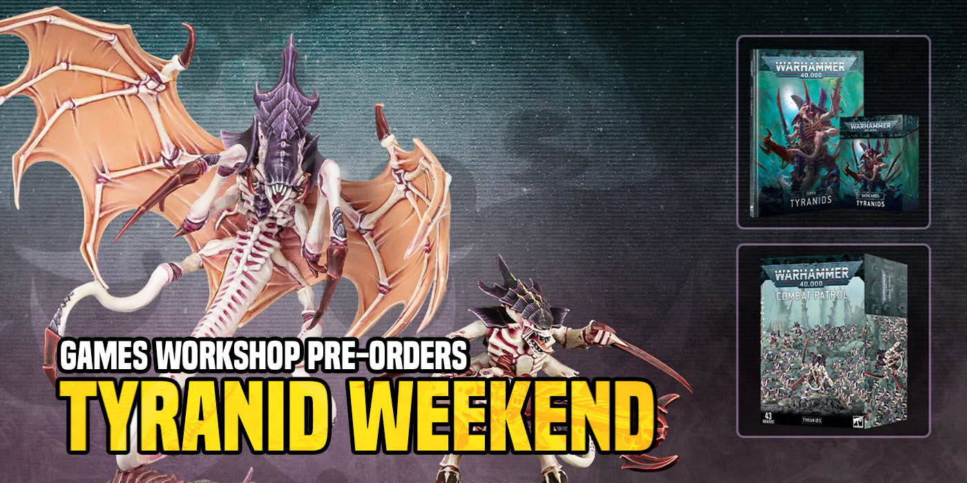 Warhammer 40k Tyranid Termagants and Ripper Swarm and Paint Set - Guardian  Games