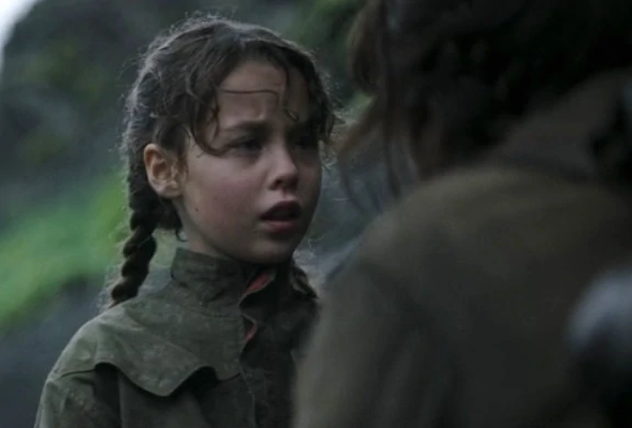 A young Jyn Erso