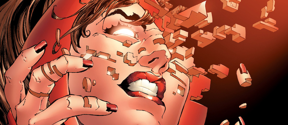 Scarlet Witch breaking down in House of M