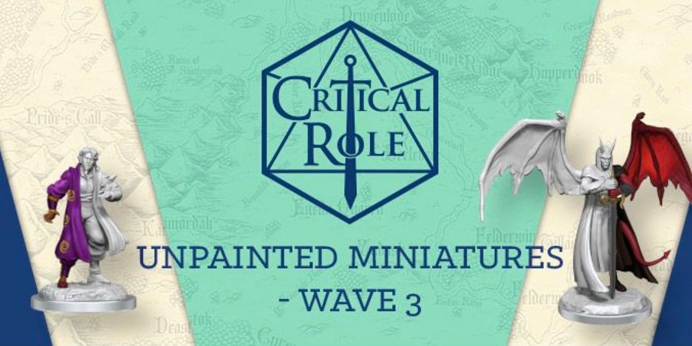 Critical Role Unpainted Miniatures