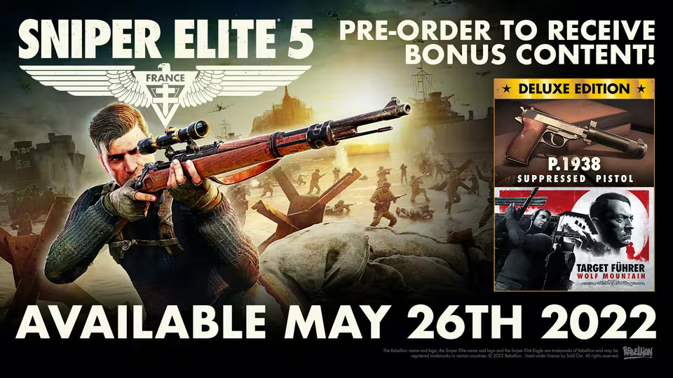 Sniper Elite 5 Deluxe preorder