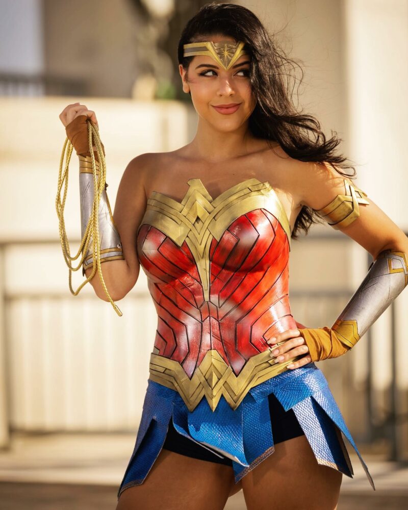 Wonder woman cam cosplay