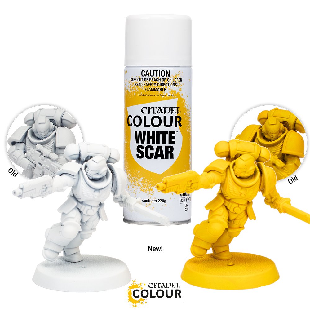 Spray: Corax White Paint - Warhammer » WH Paints - Dragon Master Games