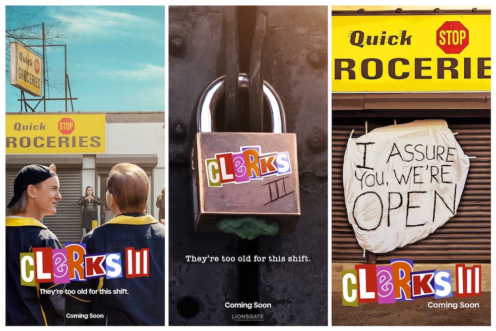 clerks 3 posters trio