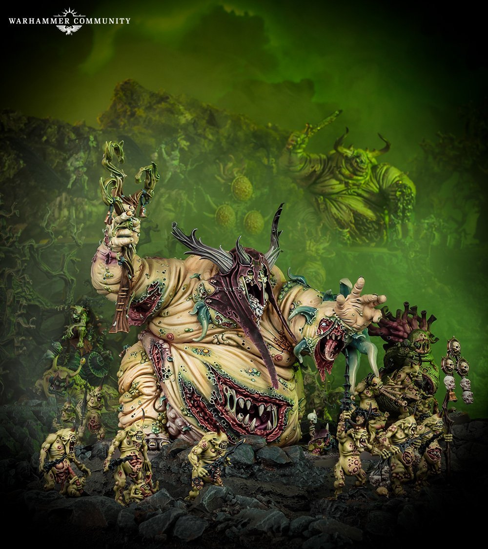 Games Workshop is previewing the new Nurgle Daemon rules and Disgustingly R...