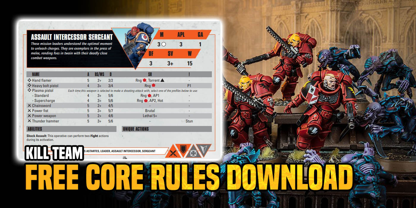 Kill Team: Free Core Rules And New Intercessor Team Rules Download - Bell of Lost Souls