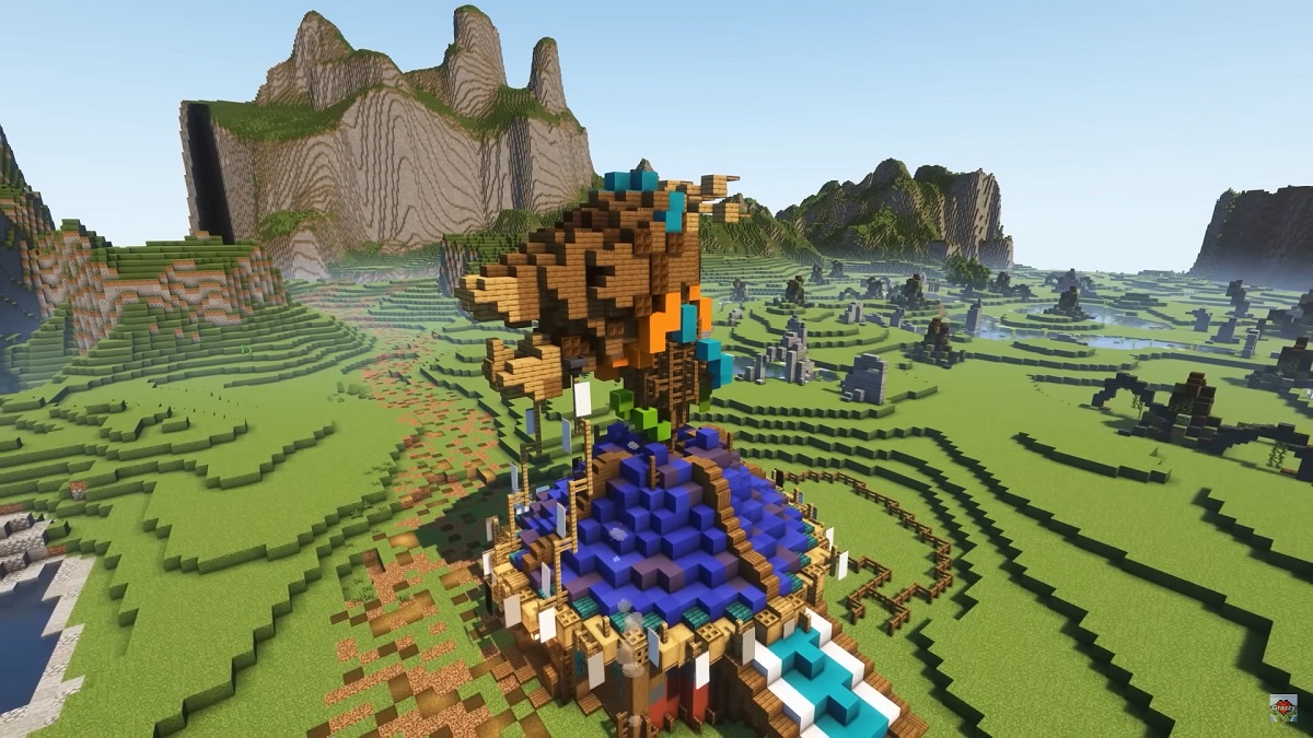 Fan Recreates Breath of the Wild Hyrule in Minecraft