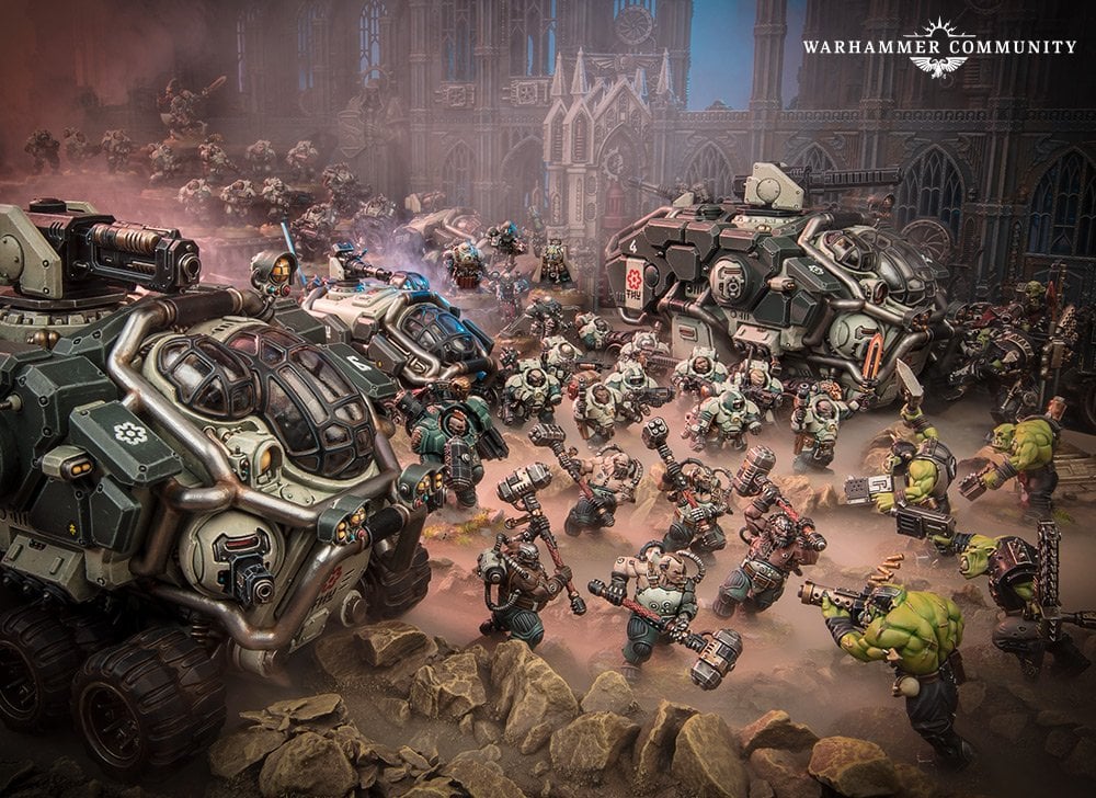 As a new player of Warhammer 40K and the League of Votann, I wish they made this amazing mech. : r/LeaguesofVotann