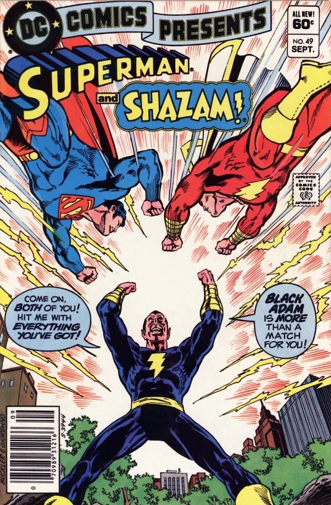 The brief comic book history of Black Adam vs. Superman