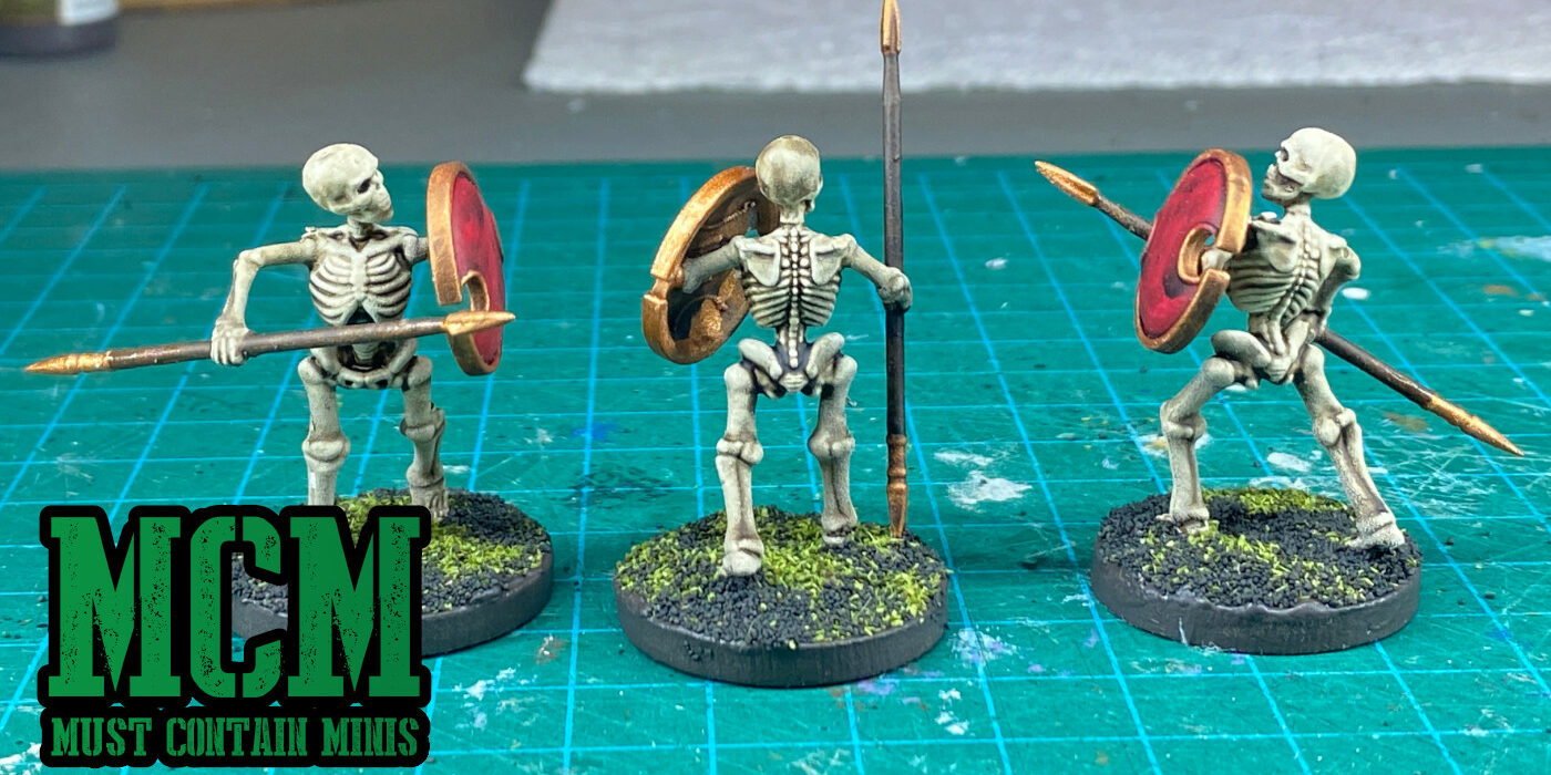 Review: Citadel Technical Paints. Tutorial: Skeleton Warrior