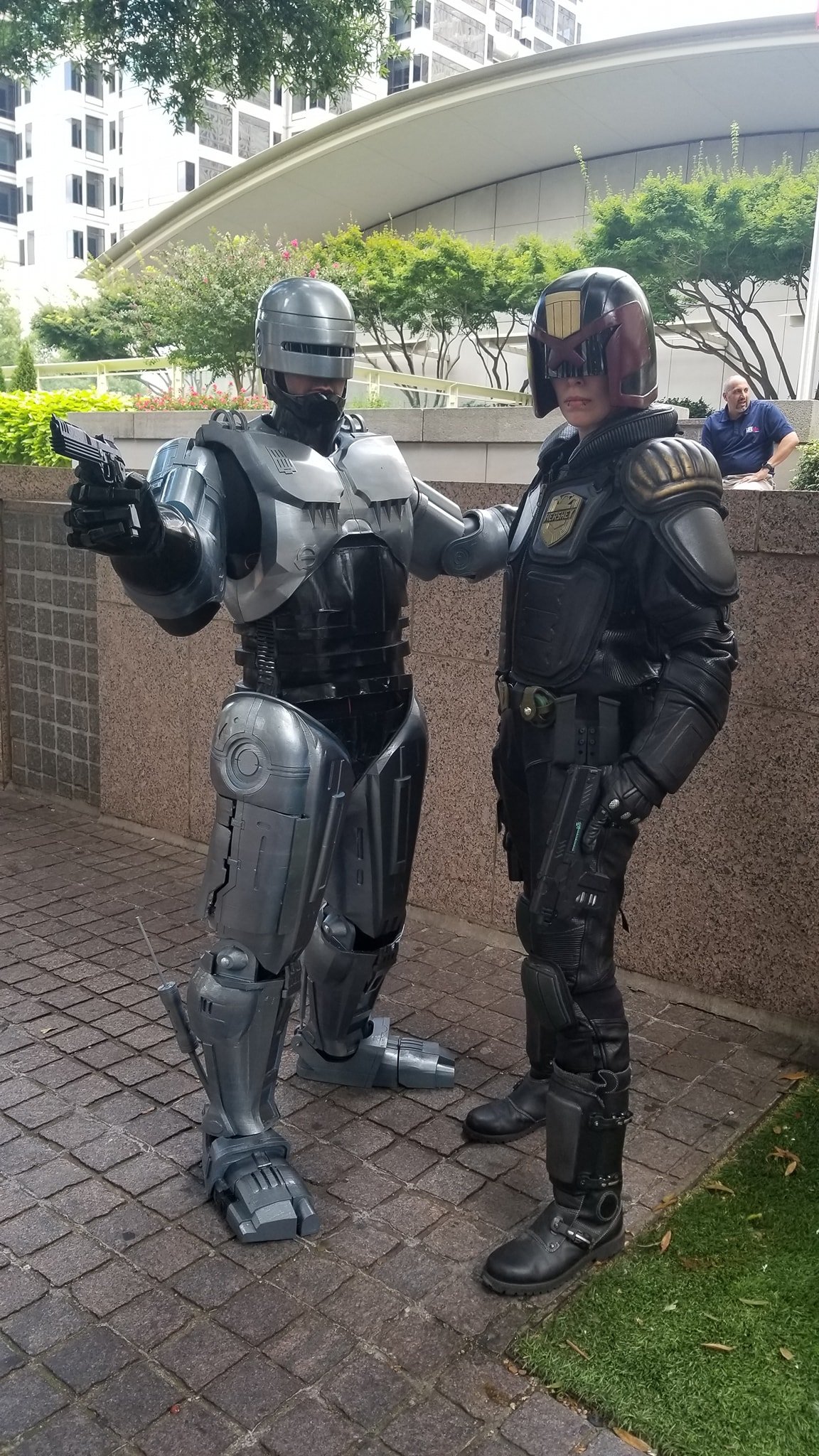 Judge Dredd cosplay with permission from Miss Sinister Cosplay